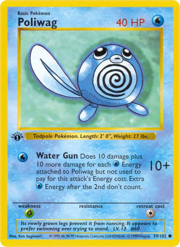 Poliwag [1st Edition] #59 Pokemon Base Set