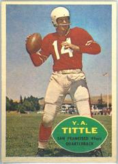 Y.A. Tittle Football Cards 1960 Topps Prices