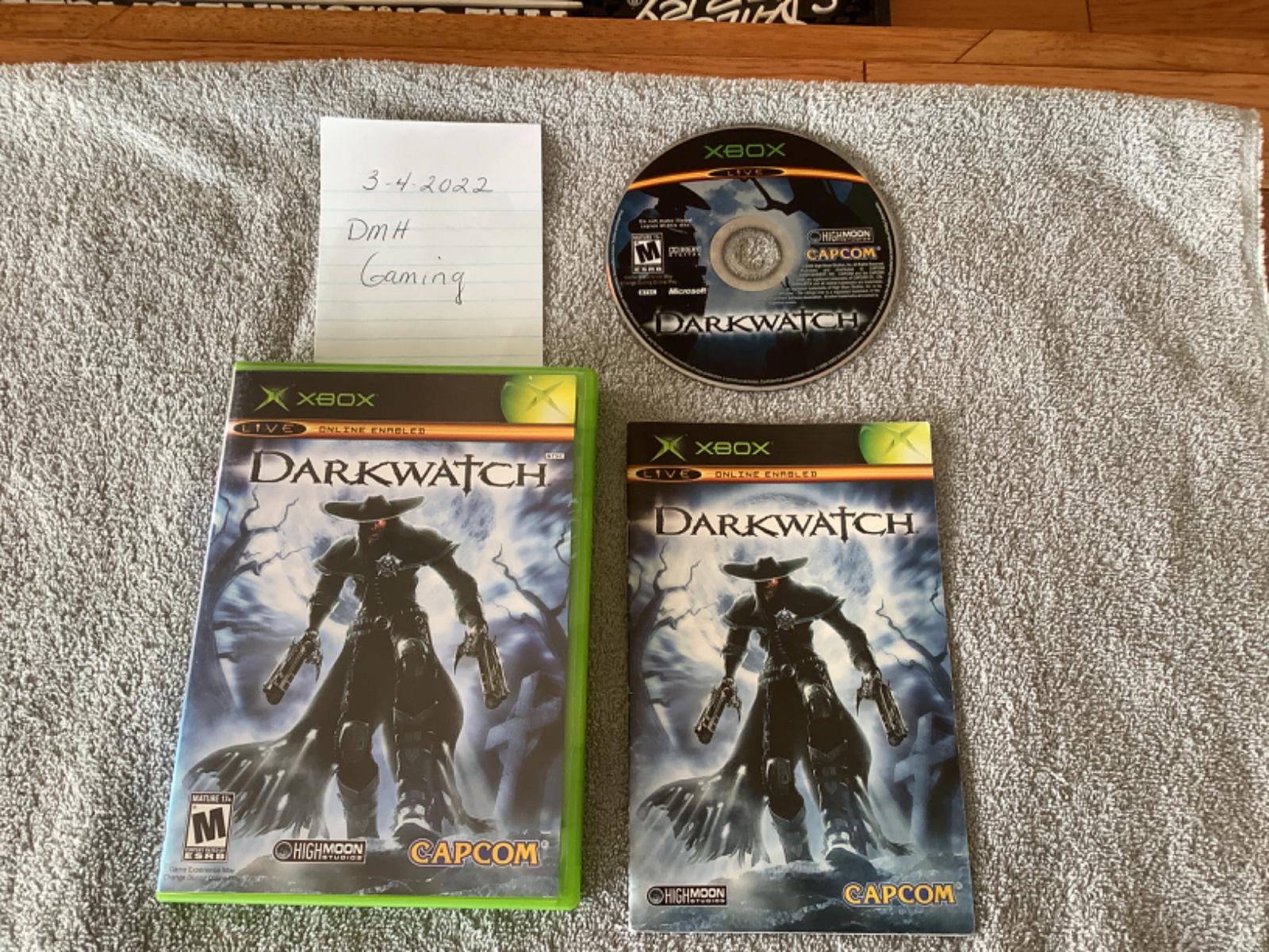 Darkwatch Item Box And Manual Xbox