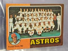 Astros Team [Preston Gomez, Mgr.] #487 Baseball Cards 1975 Topps Mini Prices