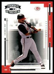 Barry Larkin #54 Baseball Cards 2004 Donruss Throwback Threads Prices
