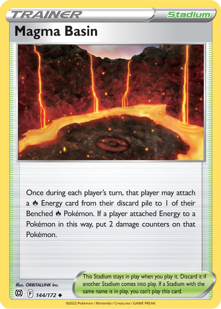 Magma Basin #144 Pokemon Brilliant Stars