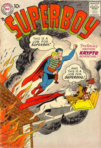 Superboy #56 (1957) Comic Books Superboy