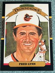 Fred Lynn [Diamond Kings] Baseball Cards 1987 Donruss Prices