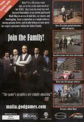 Back Cover | Mafia PC Games