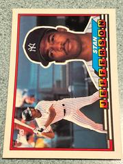 Stan Jefferson #165 Baseball Cards 1989 Topps Big Prices