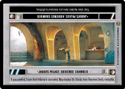 Jabba's Palace: Audience Chamber [Limited Light] Star Wars CCG Jabba's Palace