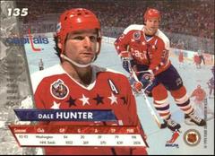 Dale Hunter #135 Back | Dale Hunter Hockey Cards 1993 Ultra