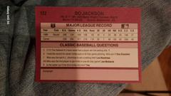 Back  | Bo Jackson Baseball Cards 1989 Classic Travel Update I