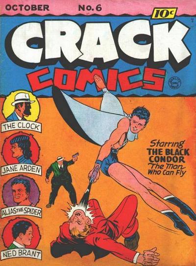 Crack Comics #6 (1940) Comic Books Crack Comics