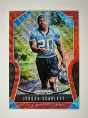 Jordan Scarlett [Red Wave Prizm] #376 Football Cards 2019 Panini Prizm Prices