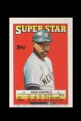 Dave Winfield #54 Baseball Cards 1988 Topps Stickercard Prices