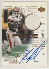 Kevin Johnson [Piece 1] Football Cards 2000 Upper Deck Pros & Prospects Signature Prices
