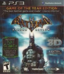 Batman: Arkham Asylum [Game of the Year] Playstation 3 Prices