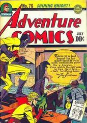 Adventure Comics #76 (1942) Comic Books Adventure Comics Prices