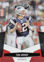 Tom Brady [Platinum Red] #90 Football Cards 2010 Panini Certified Prices