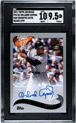 Orlando Cepeda [Silver] #FFA-OC Baseball Cards 2021 Topps Archives Fan Favorites Autographs Prices