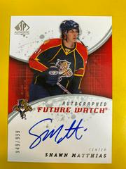 Shawn Matthias [Autograph] Hockey Cards 2008 SP Authentic Prices