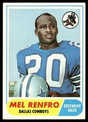 Mel Renfro Football Cards 1968 Topps Prices
