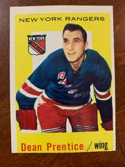 Dean Prentice Hockey Cards 1959 Topps Prices