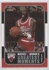 Michael Jordan #MJ-3 Basketball Cards 2006 Fleer Michael Jordan's Greatest Moments Prices