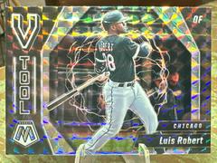Luis Robert [Mosaic] #VT1 Baseball Cards 2021 Panini Mosaic V Tool Prices