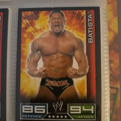 Batista Wrestling Cards 2008 Topps WWE Slam Attax Prices