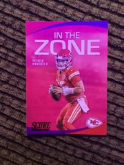 Patrick Mahomes [Red] Football Cards 2020 Panini Score in the Zone Prices