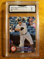 Aaron Judge Baseball Cards 2018 Topps National Baseball Card Day Prices
