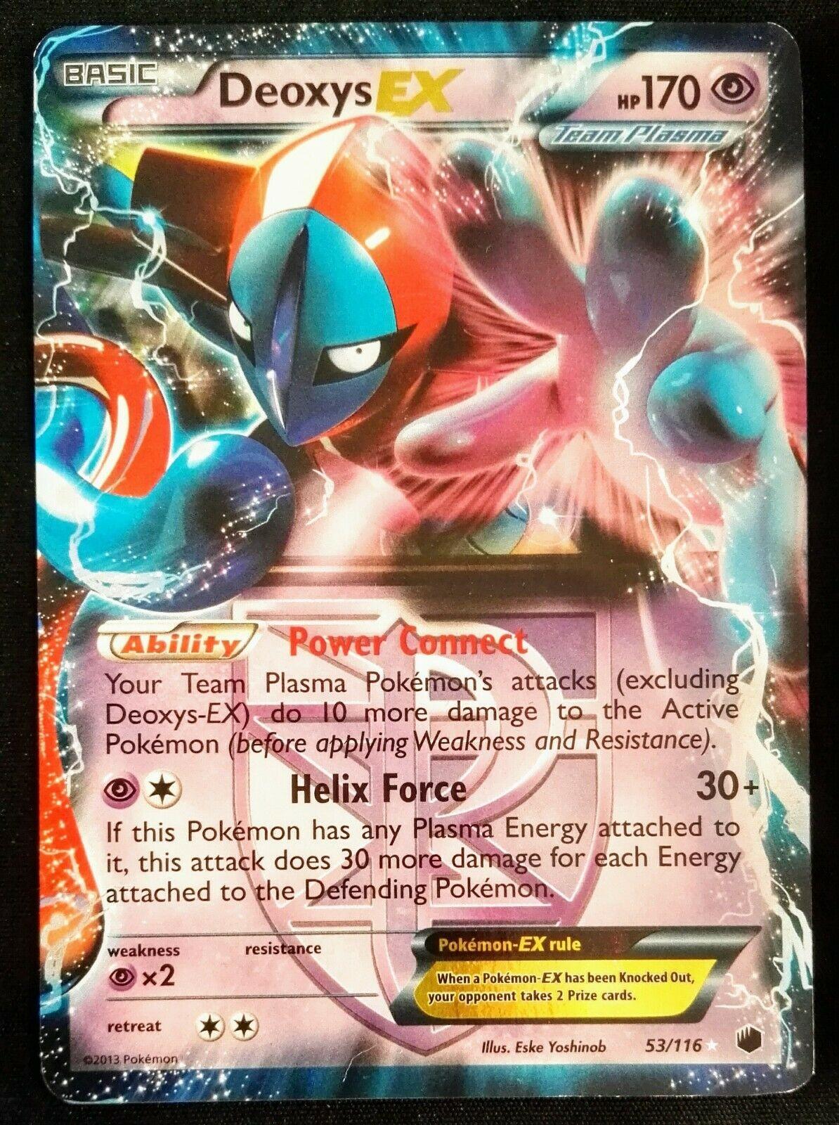 Deoxys EX 53 Prices Pokemon Plasma Freeze Pokemon Cards