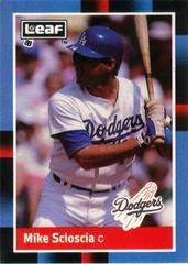 Mike Scioscia #97 Baseball Cards 1988 Leaf Prices