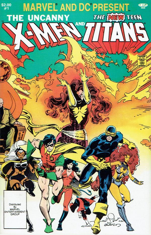 Marvel and DC Present: The Uncanny X-Men and The New Teen Titans #1 (1982) Comic Books Marvel and DC Present