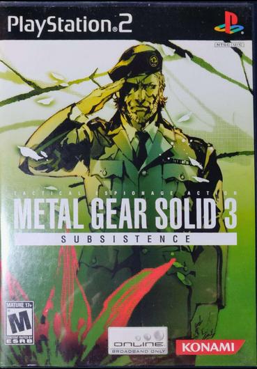 Metal Gear Solid 3 Subsistence photo