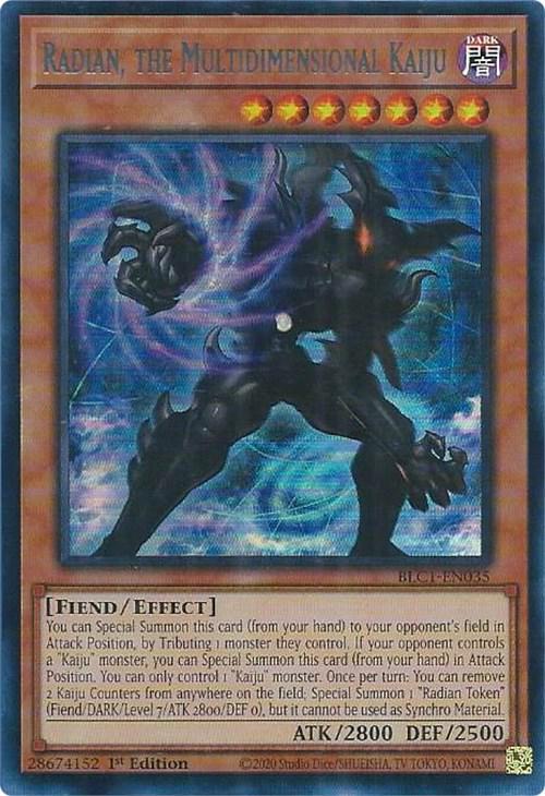 Radian, the Multidimensional Kaiju [1st Edition] BLC1-EN035 YuGiOh Battles of Legend: Chapter 1