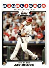 Jay Bruce [Gold Foil] #UH155 Baseball Cards 2008 Topps Update & Highlights Prices