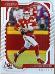 Patrick Mahomes II #38 Football Cards 2022 Panini Absolute Prices