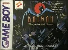 Batman The Series - Manual | Batman: The Animated Series GameBoy