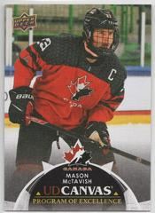 Mason McTavish [Black] #C257 Hockey Cards 2021 Upper Deck UD Canvas Prices