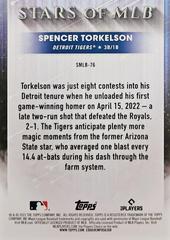 Back | Spencer Torkelson Baseball Cards 2022 Topps Update Stars of MLB