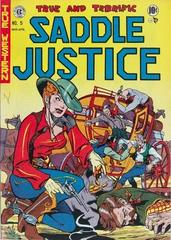 Saddle Justice #5 (1949) Comic Books Saddle Justice Prices