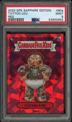 Tattoo LOU [Red] #80a Garbage Pail Kids 2020 Sapphire Prices