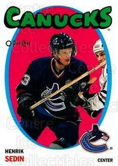 Henrik Sedin [Heritage] Hockey Cards 2001 O Pee Chee Prices