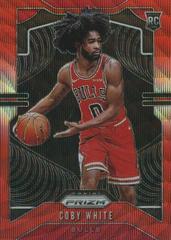 Coby White [Ruby Wave] Basketball Cards 2019 Panini Prizm Prices