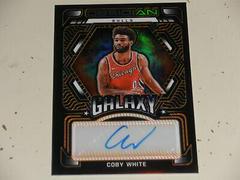 Coby White [Orange] Basketball Cards 2021 Panini Obsidian Galaxy Autographs Prices
