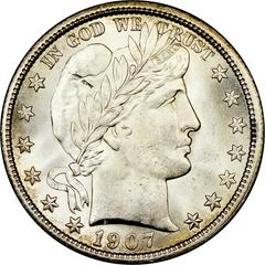 1907 O Coins Barber Half Dollar Prices