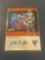 Colby Covington [Red] #FX-CBC Ufc Cards 2022 Panini Chronicles UFC Flux Autographs Prices