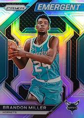 Brandon Miller [Silver Prizm] #17 Basketball Cards 2023 Panini Prizm Emergent Prices