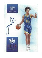 Jordan Poole [Ruby] Basketball Cards 2019 Panini Court Kings Heir Apparent Autographs Prices