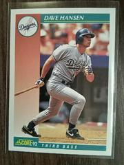 Dave Hansen [No Rookie Prospect] #754 Baseball Cards 1992 Score Prices