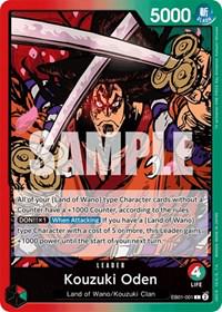 Kouzuki Oden EB01-001 One Piece Extra Booster Memorial Collection